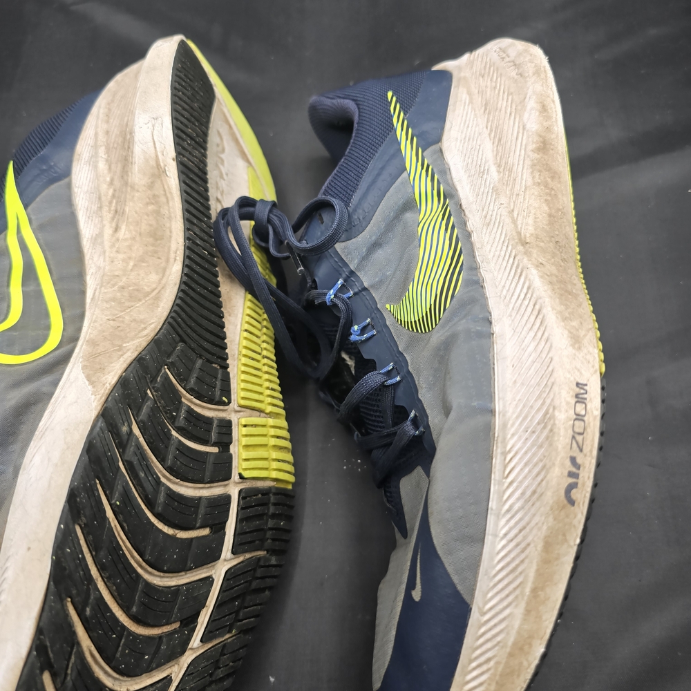 Nike ZoomX Running Shoes - Blue and Neon Yellow